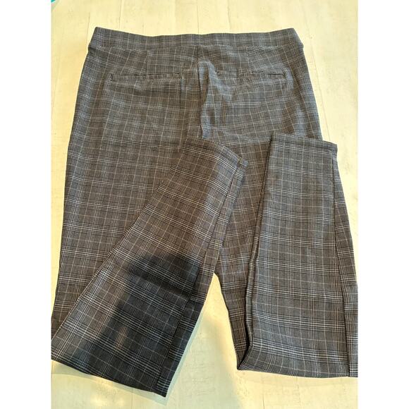 Simply Very Wang Pull On Stretch Plaid Pants Size Large EUC - Picture 2 of 3